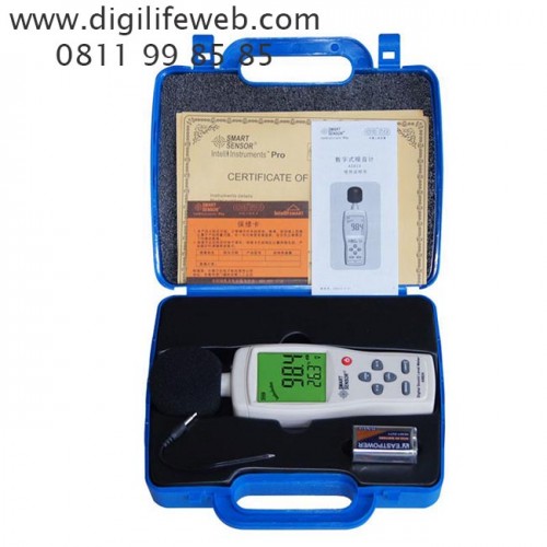 Sound Level Meter Smart Sensor AS824 with Calibration Certificate